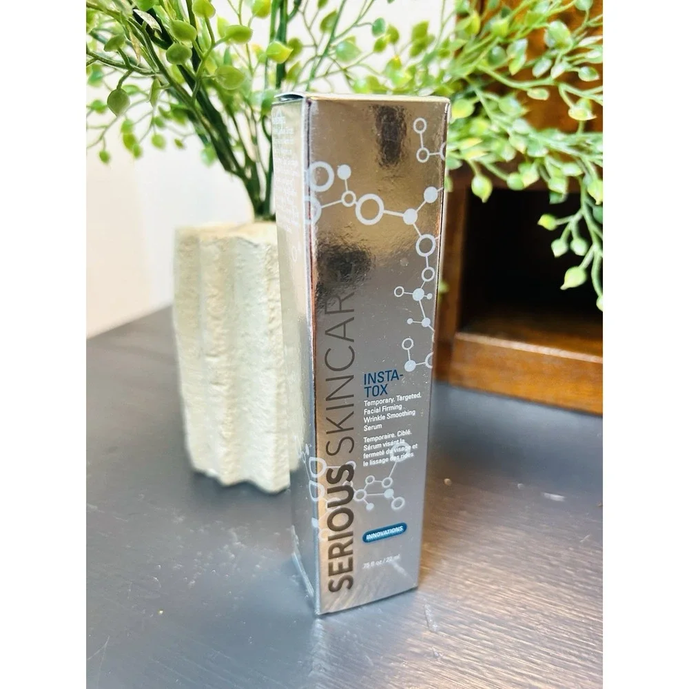 Serious Skincare Insta-TOX Instant Wrinkle Smoothing Serum-Tightens Skin -0.75oz
